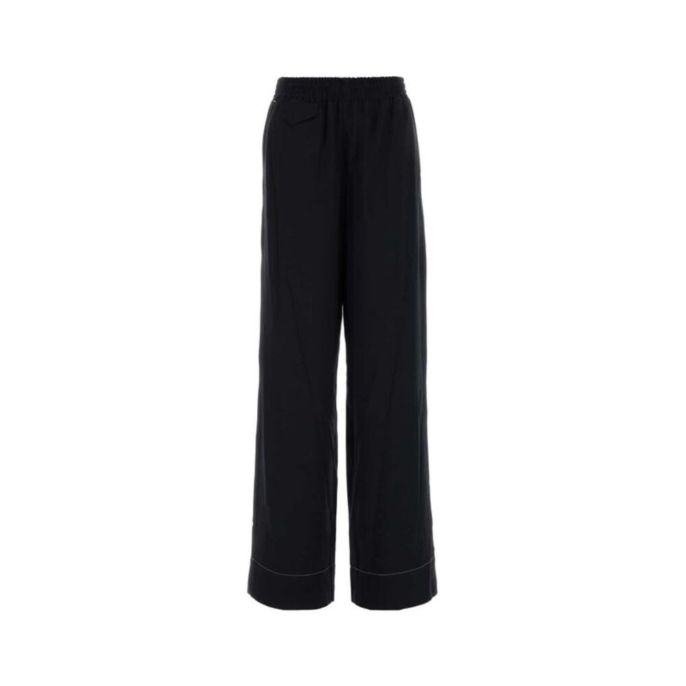 A.P.C. Women Midnight Blue Viscose Blend Wide-Leg Lucy Pant
